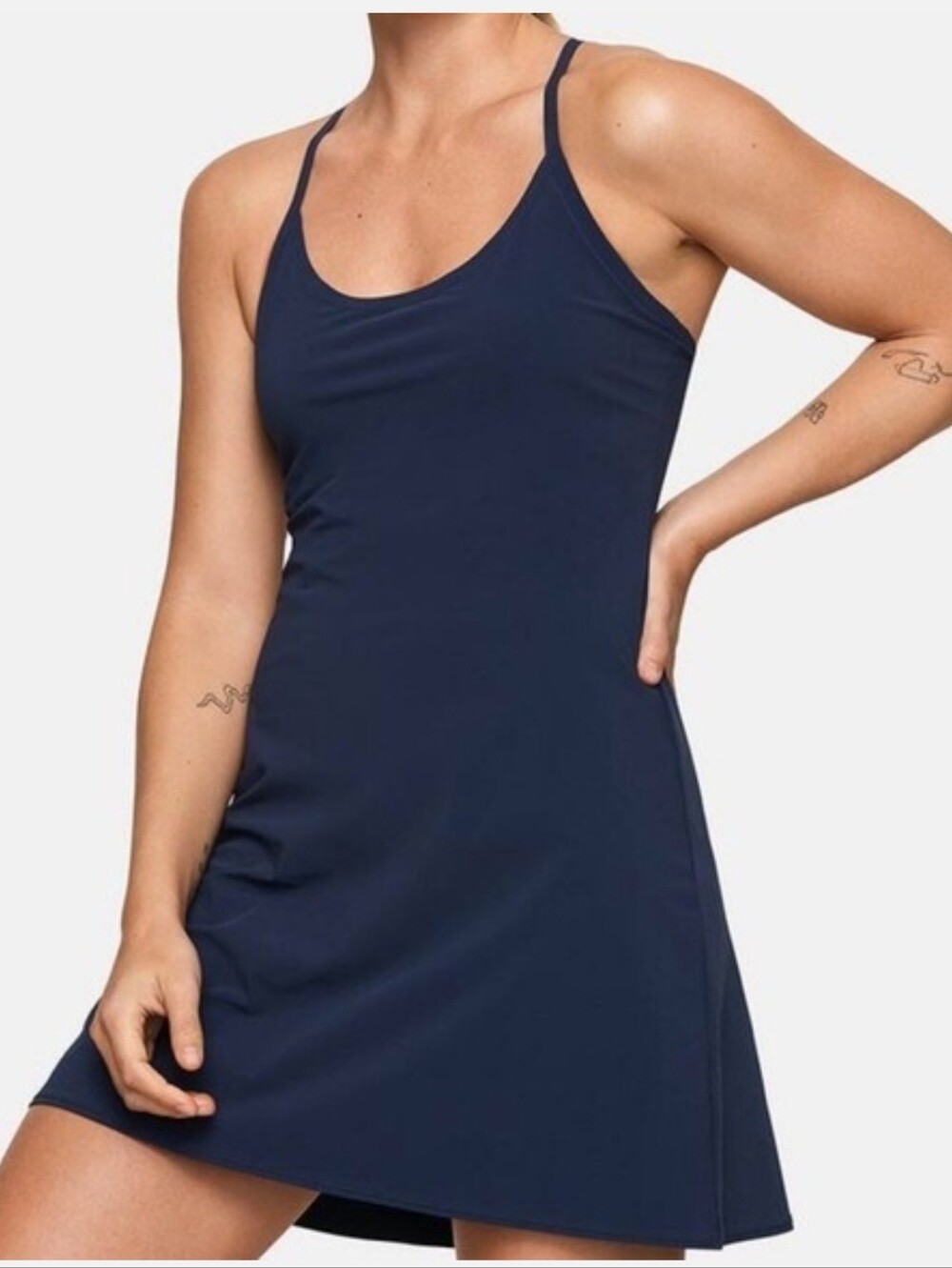 Outdoor Voices Navy Athletic Dress with Thin Straps